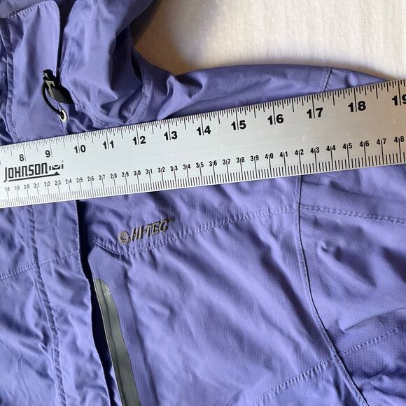Hi-Tec Women Jacket size M Snowboarding Skiing Arm Ventilation Inner Pocket Blue - Picture 9 of 14